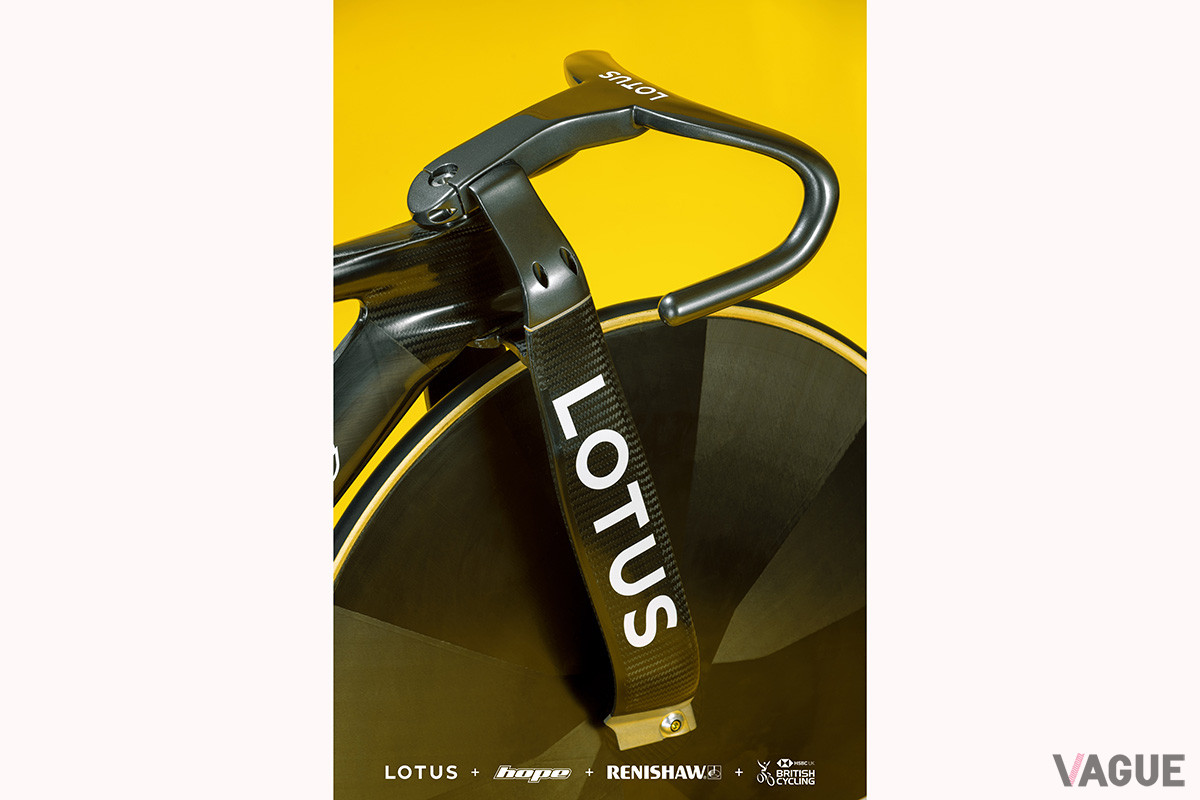 オリンピックの英国代表チームのために製作された「ホープ／ロータス・トラック・バイク」