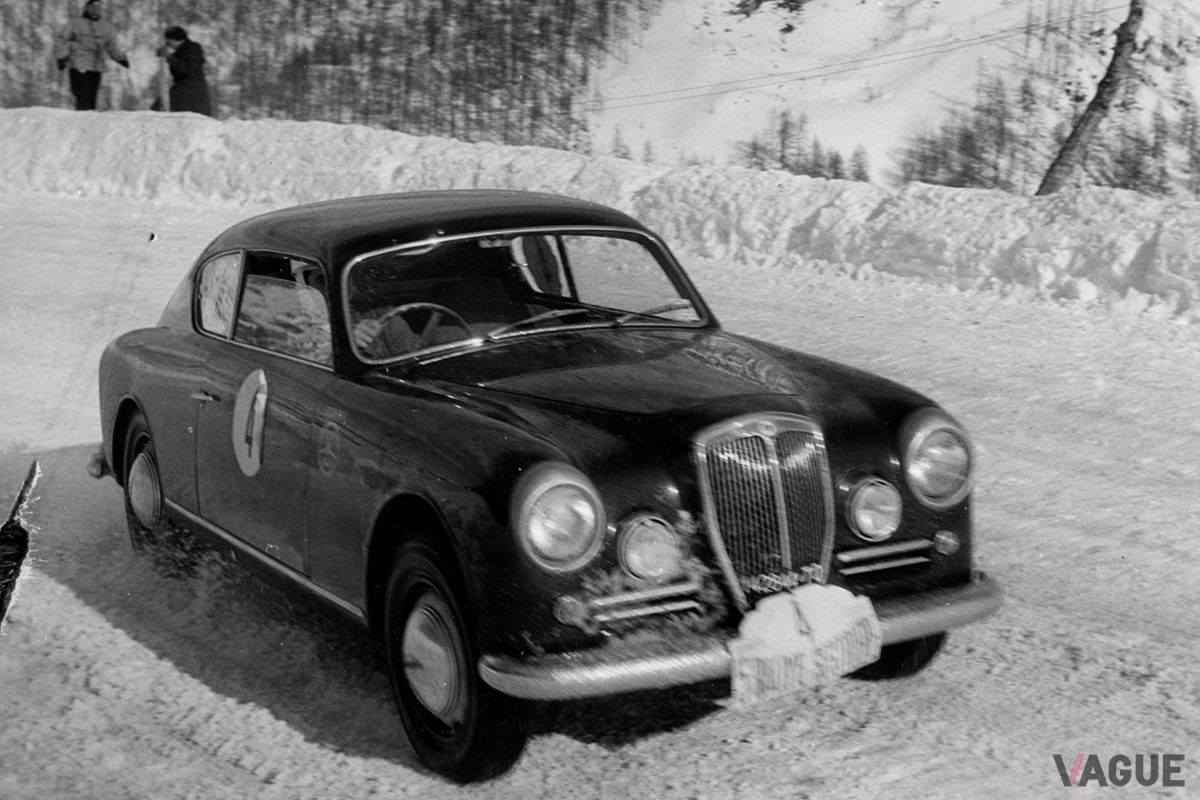 1954年のラリー・セストリエーレに参戦する「アウレリアGT」