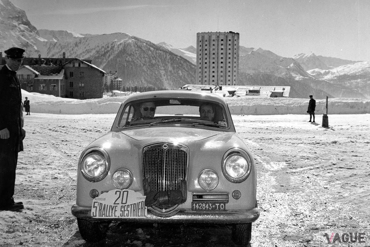 1954年のラリー・セストリエーレに参戦する「アウレリアGT」