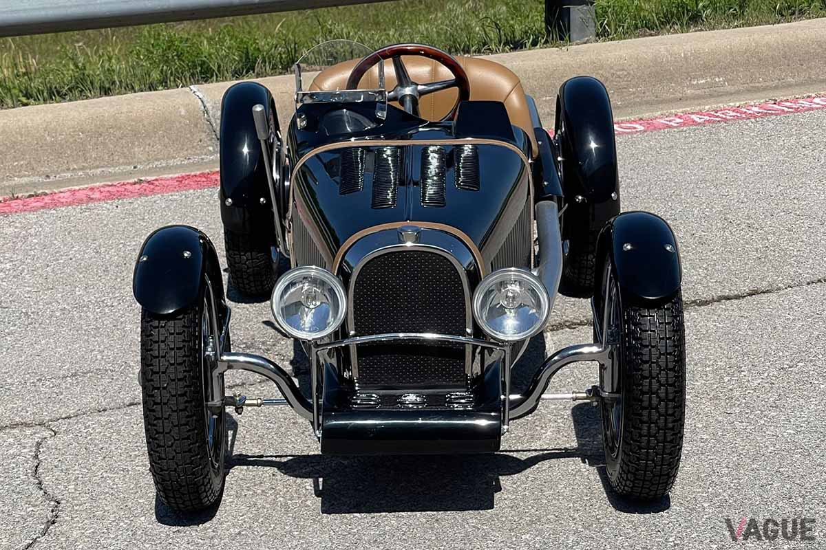 約330万円で落札された、ブガッティ「タイプ35 グランプリ チルドレンズ・カーby HARRINGTON」（C）2021 Courtesy of RM Sotheby's