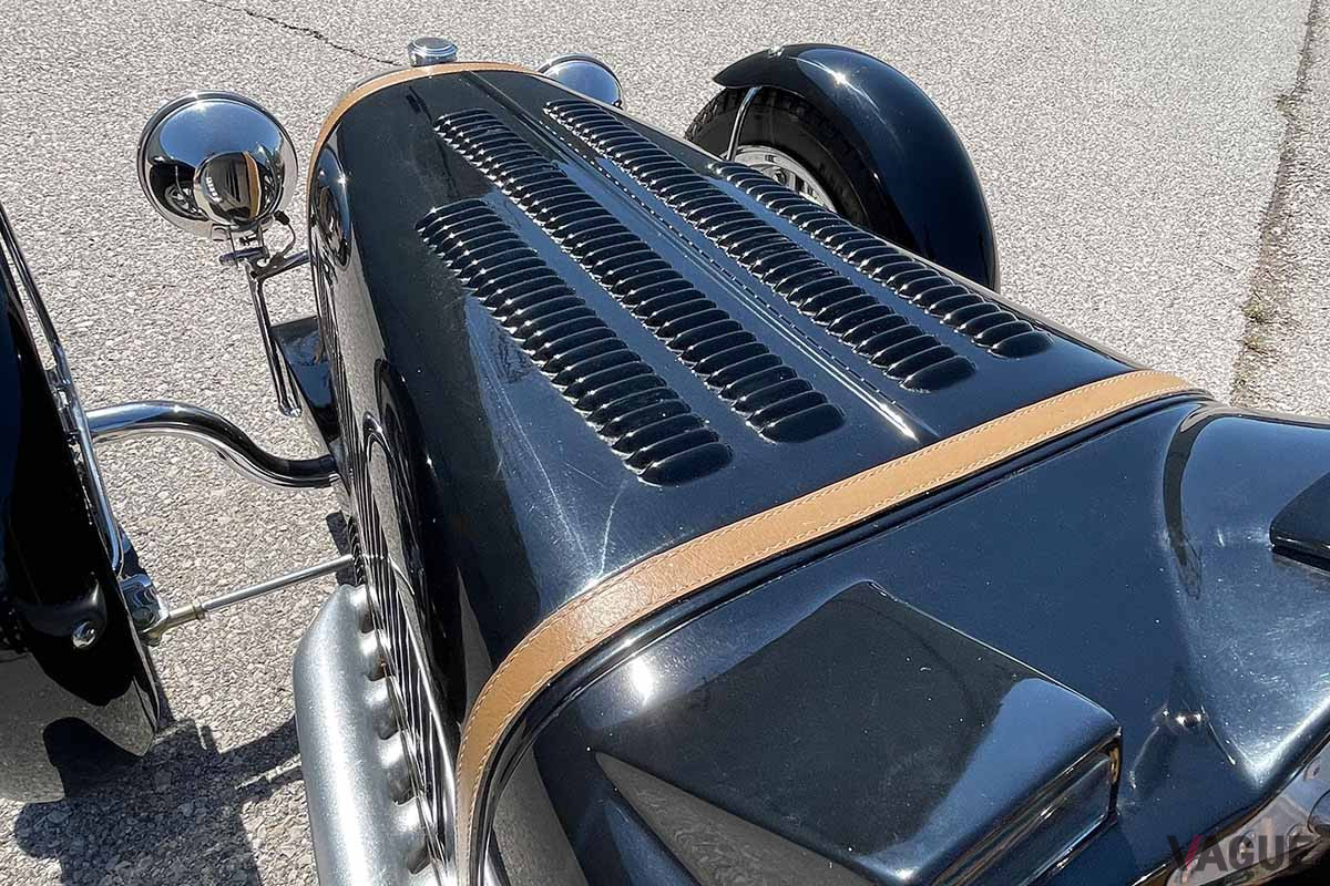 約330万円で落札された、ブガッティ「タイプ35 グランプリ チルドレンズ・カーby HARRINGTON」（C）2021 Courtesy of RM Sotheby's