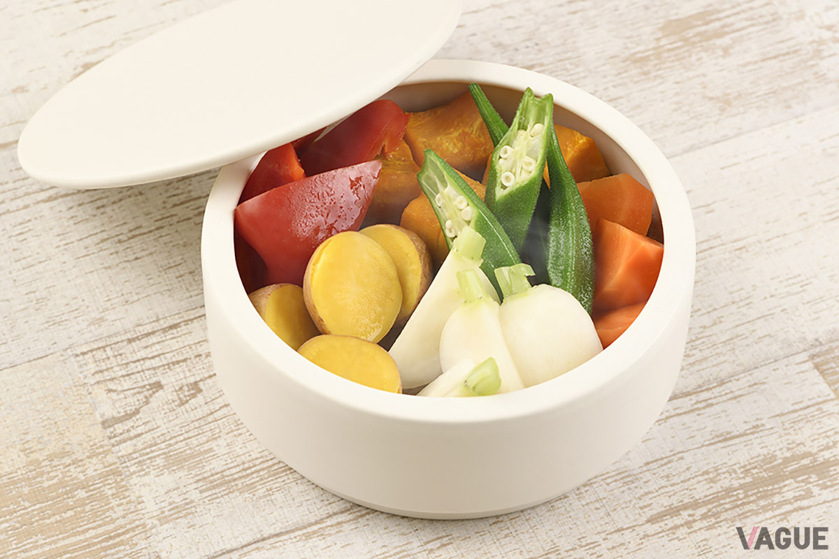 食器としても使えるほか、フタをしてそのまま冷蔵庫で保存することも可能