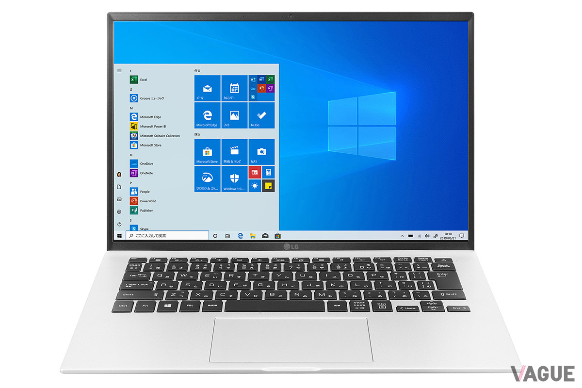 OSにはビジネスの利用にもマッチしたWindows 10 Pro 64bitをプリインストール