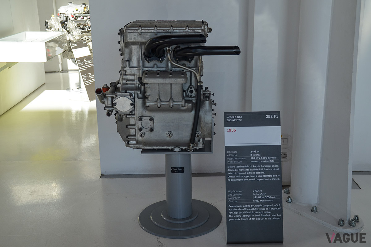 番外編：ランプレーディ博士が開発した直列2気筒「252F1」ユニット（C）武田公実
