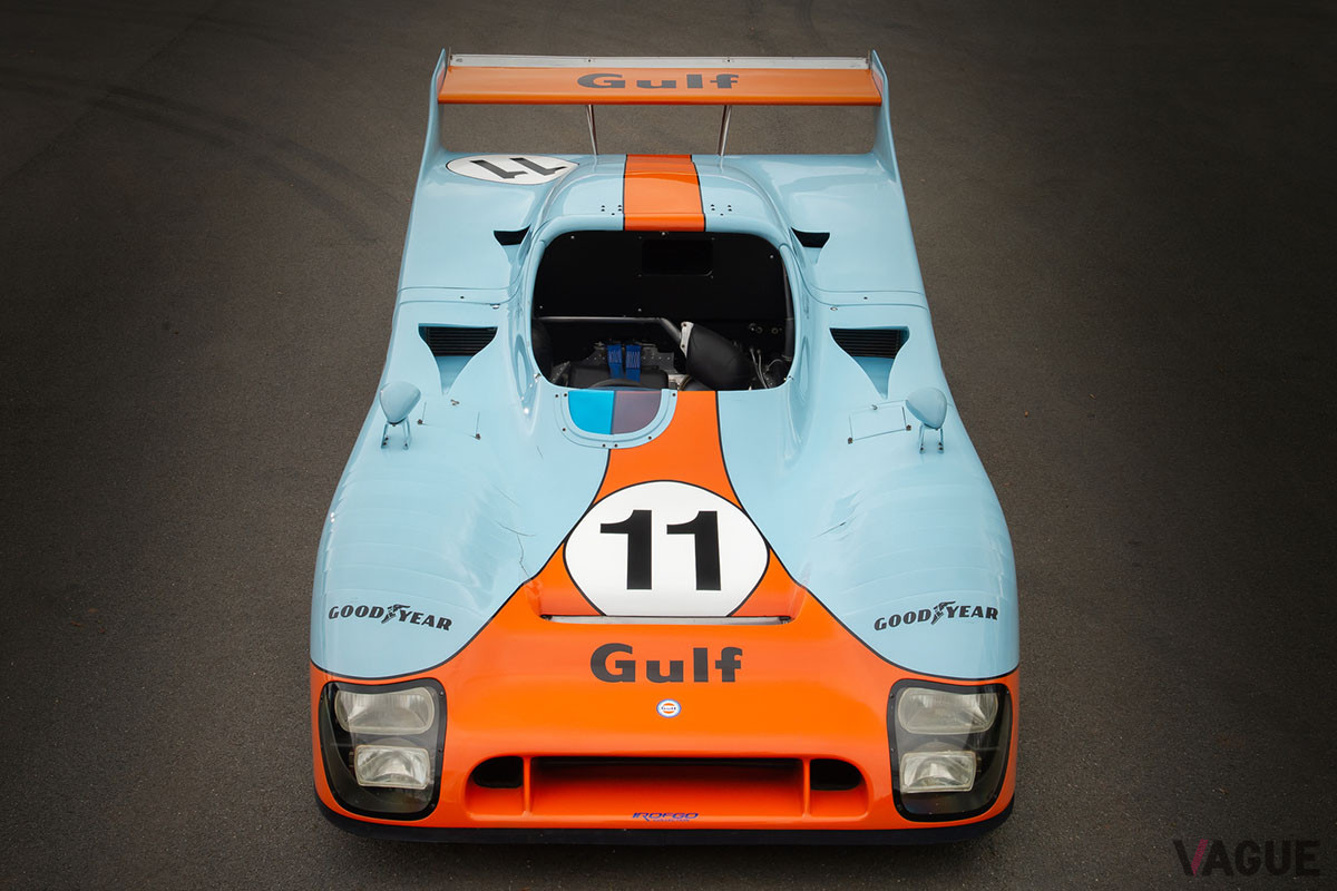 1975年のル・マン24時間レースで優勝した「ガルフミラージュGR8」