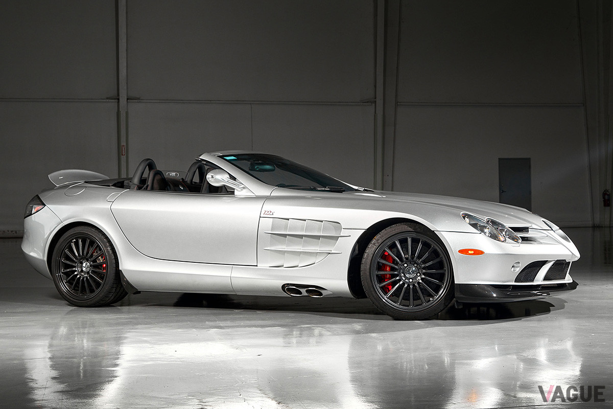 約8500万円で落札されたメルセデス・ベンツ「SLRマクラーレン722Sロードスター」（C）2021 Courtesy of RM Sotheby's