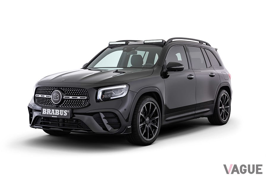 スポーツスプリングで車高を30mmローダウンさせたブラバス「GLB」クラス