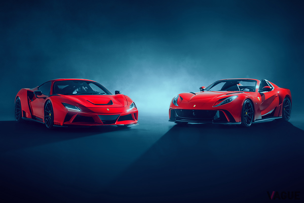 F8トリブート Nラルゴ（左）と812GTS Nラルゴ（右）
