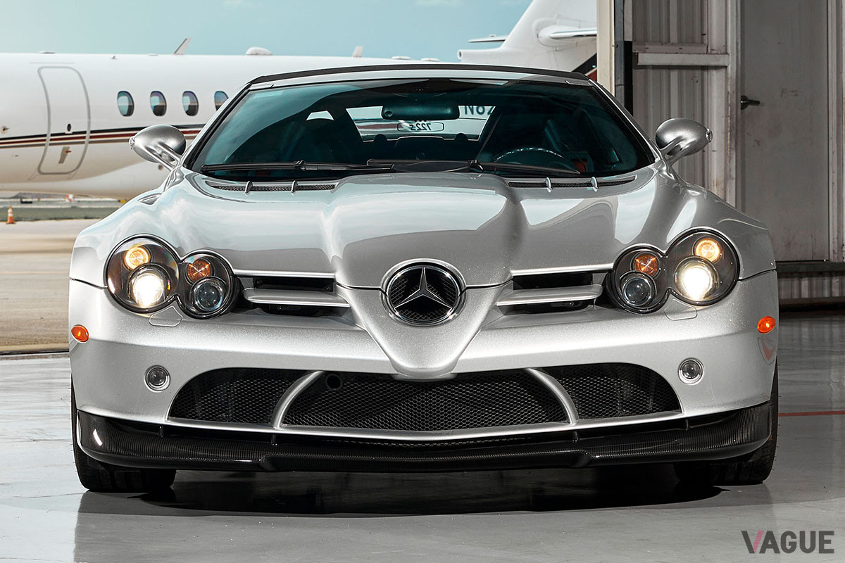 約8500万円で落札されたメルセデス・ベンツ「SLRマクラーレン722Sロードスター」（C）2021 Courtesy of RM Sotheby's