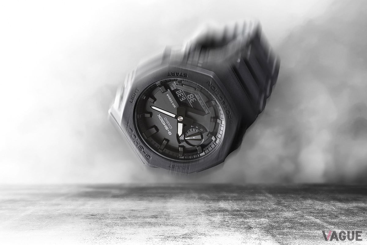 【新品同様】CASIO G-SHOCK GA-2100シリーズ G-SHOCK オクタゴン GA-B2100-1A1JF メンズ ソーラー Bluetooth