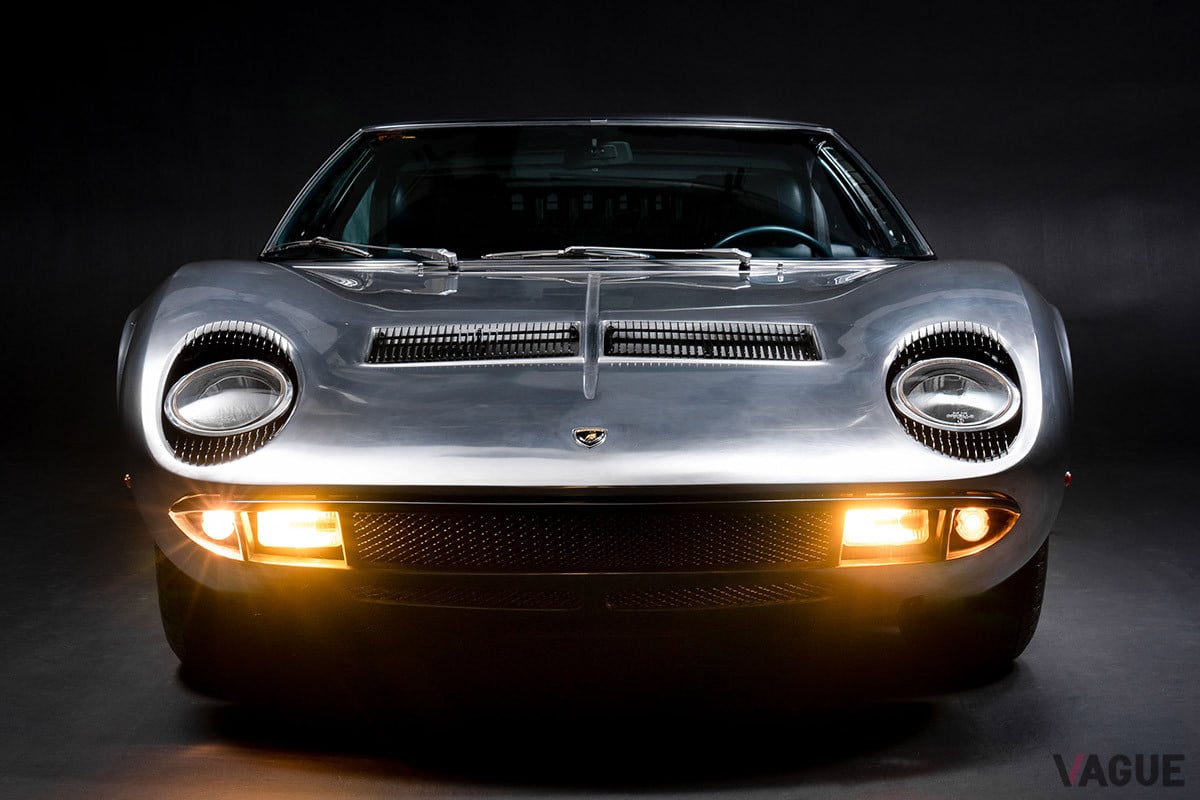 約2億3085万円で落札されたランボルギーニ「ミウラP400S」（C）2021 Courtesy of RM Sotheby's