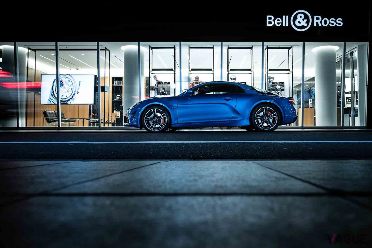 ISHIDA表参道に展示されるアルピーヌ「A110S」
