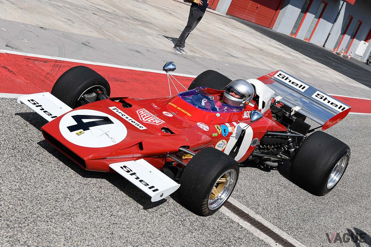 フェラーリ「312B2」。ジャッキー・イクスのサイン入り