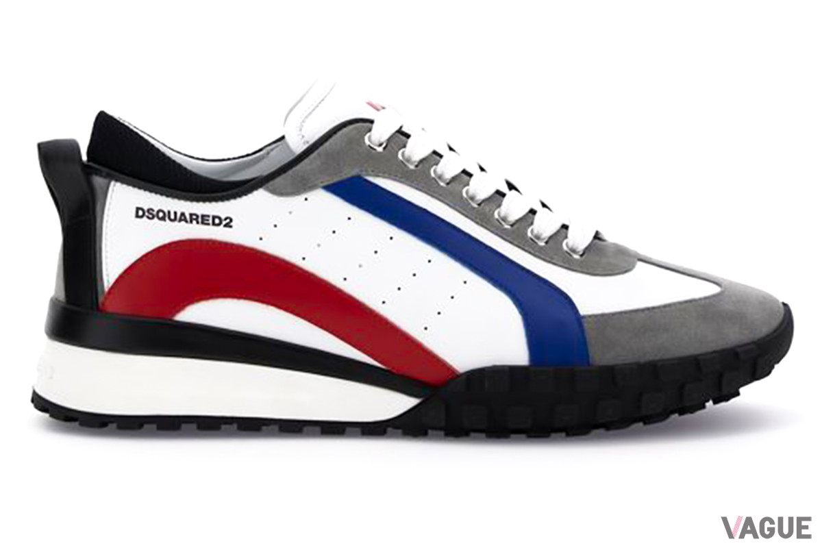 DSQUARED2「LEGEND」／DSQUARED2から一番最初に誕生した伝説的なスニーカー「551」の要素を持ち合わせた最新作。この新作では、ランニングとトレッキングというふたつの明らかに異なる機能に対応しうるハイブリッドバージョンとして発表されている