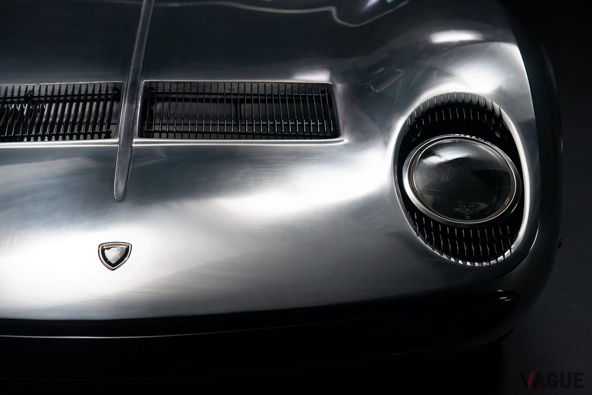 約2億3085万円で落札されたランボルギーニ「ミウラP400S」（C）2021 Courtesy of RM Sotheby's