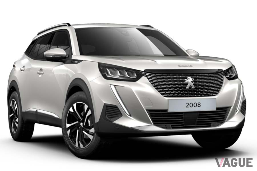プジョー「SUV2008」。ボディカラーはパール・ホワイト