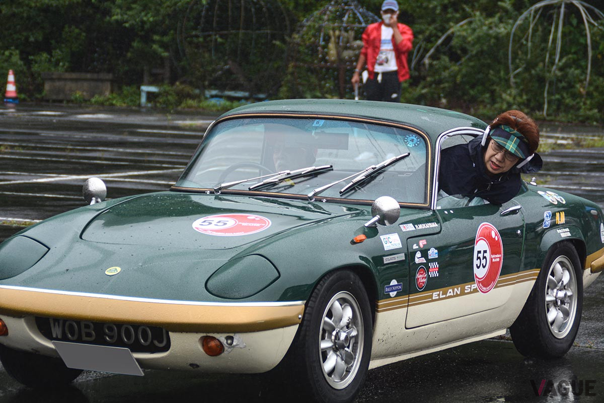 4連続P.C.競技に挑む、ロータス・エランのベテランペア