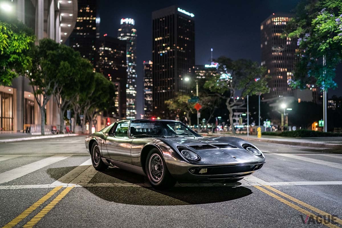 約2億3085万円で落札されたランボルギーニ「ミウラP400S」（C）2021 Courtesy of RM Sotheby's