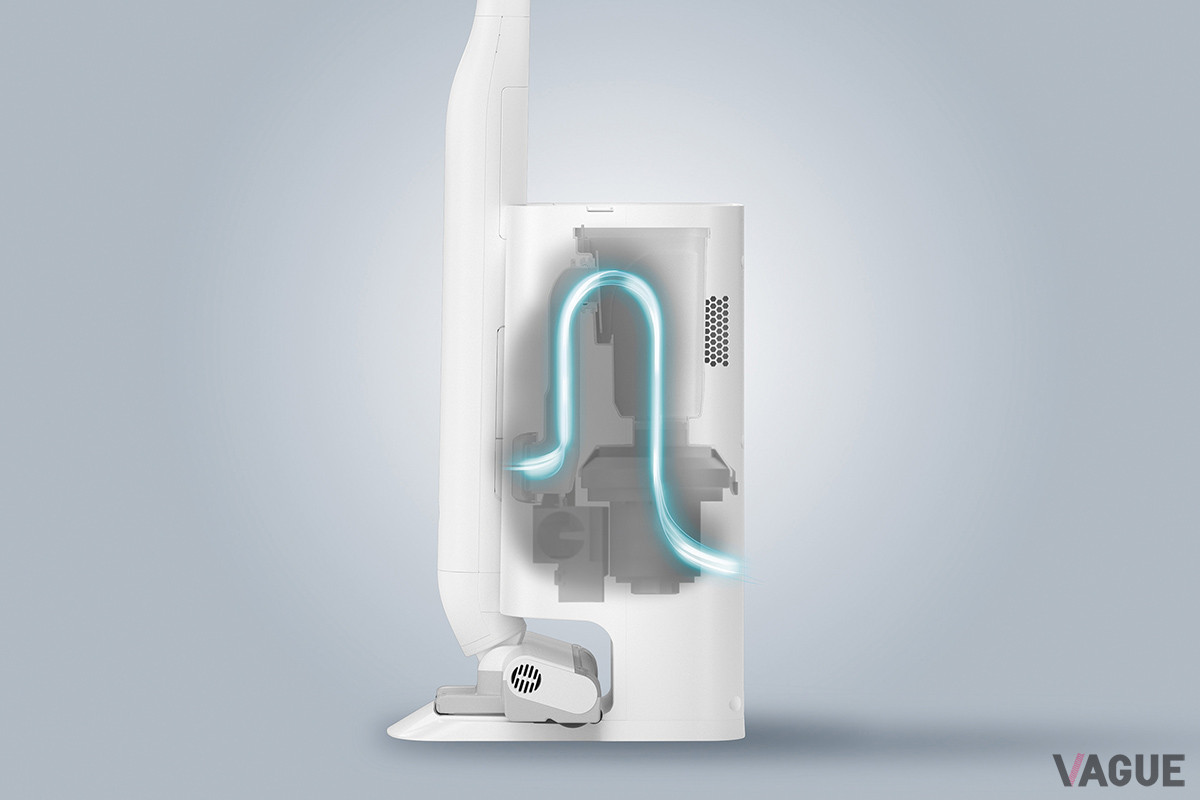 クリーナー本体のゴミは毎回、クリーンドックへと移動。クリーンドックの紙パック内にたまったゴミは「ナノイーX」で除菌・脱臭する