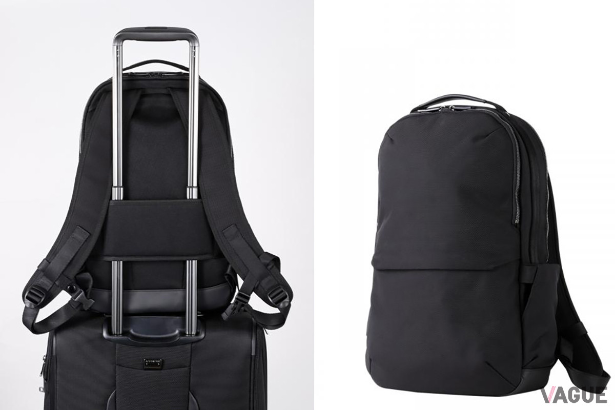 すっきりとしたシルエットのなかにポケットが充実し、コンパクトに荷物を携行できる「バックパック M」