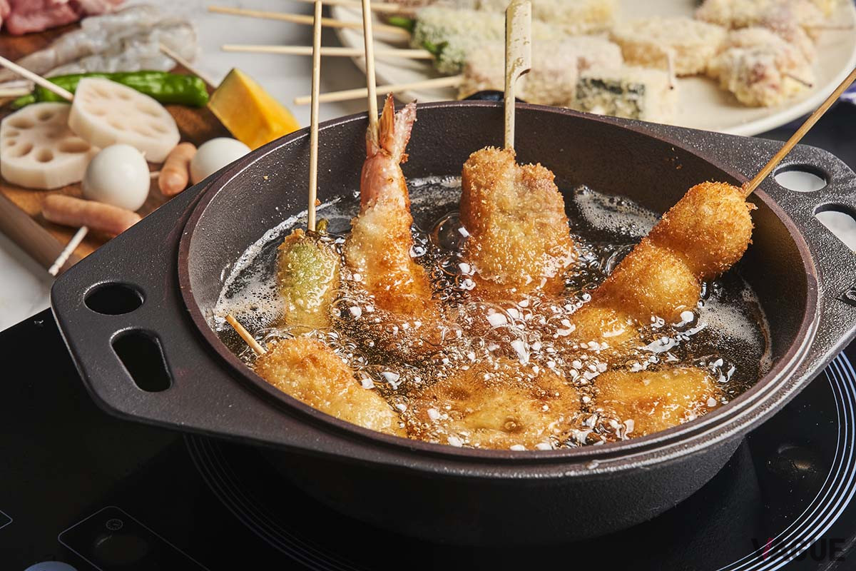 熱伝導率の高さを活かして揚げ物にも最適だ