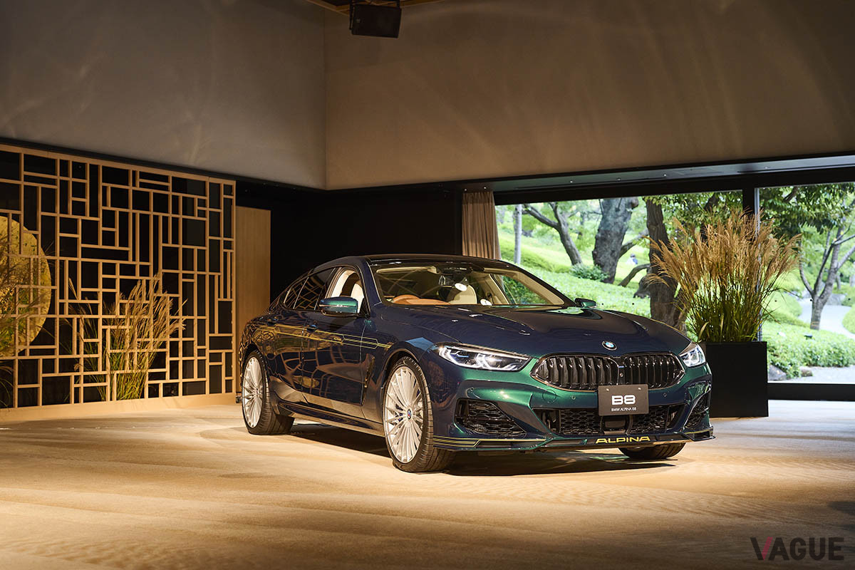 アルピナグリーンの「B8グランクーペ」