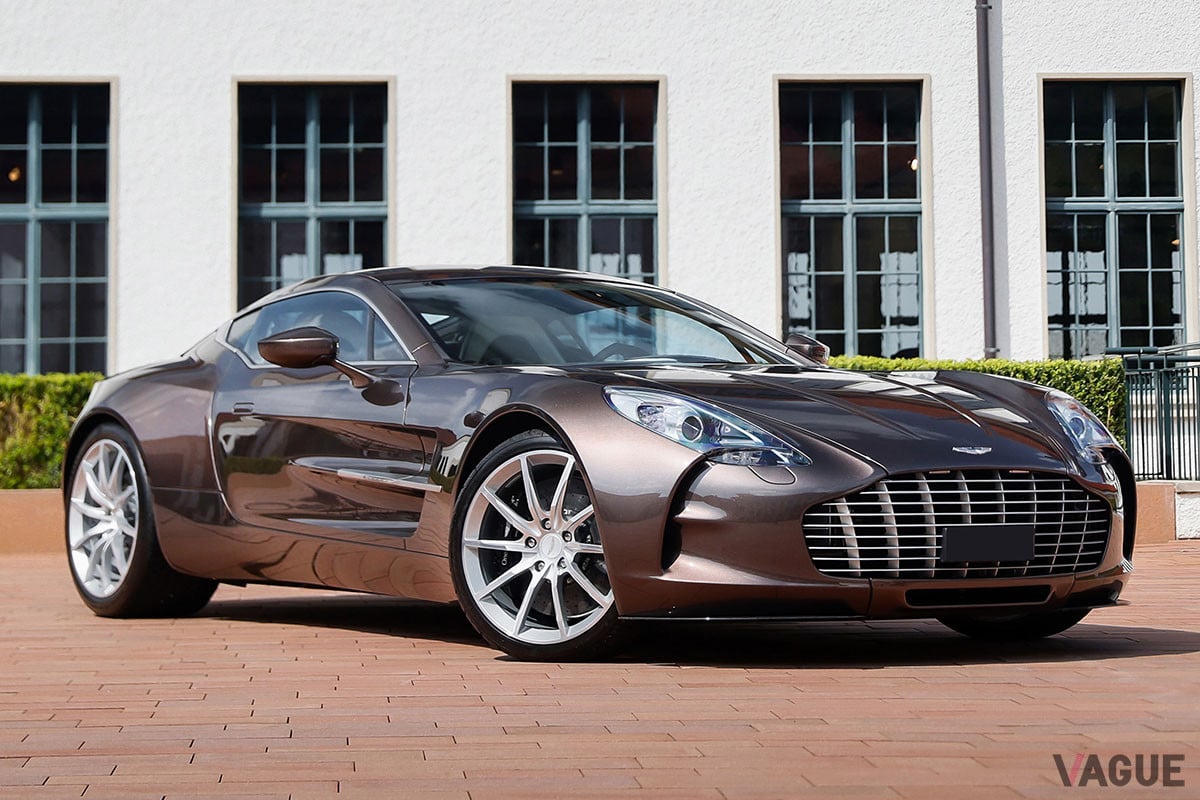 約2億800万円で落札されたアストンマーティン「One-77」（C）2021 Courtesy of RM Sotheby's