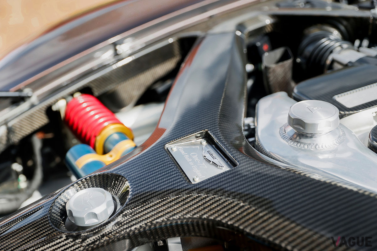 約2億800万円で落札されたアストンマーティン「One-77」（C）2021 Courtesy of RM Sotheby's