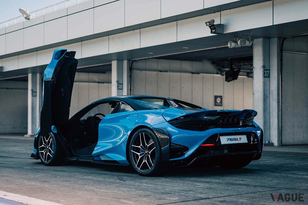 イベントに登場したマクラーレン「765LTスパイダー」