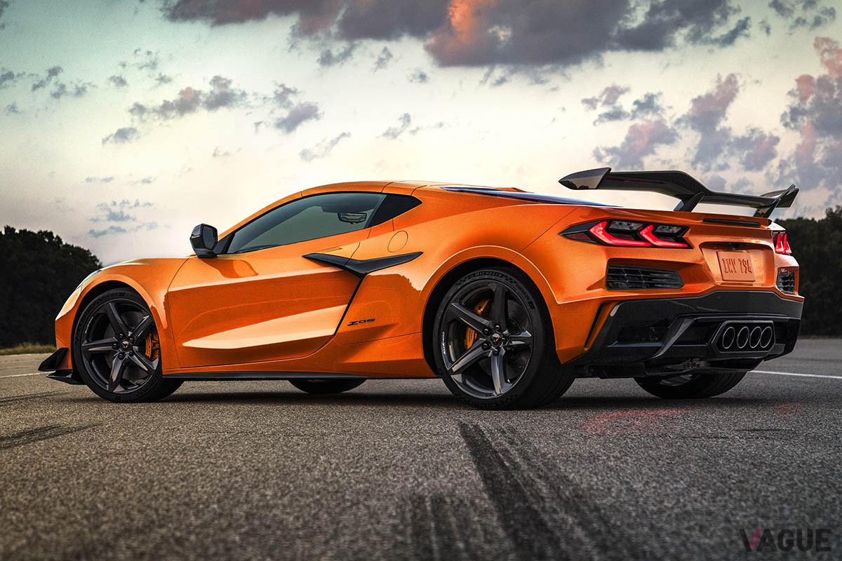 ペデスタル式リアウイングが特徴の「Z07パフォーマンスパッケージ」