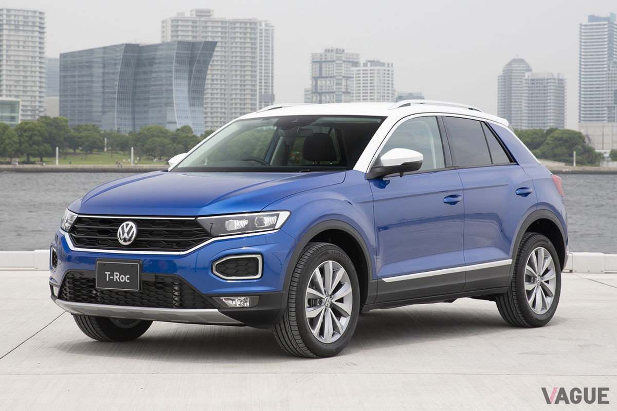 ベースとなるフォルクスワーゲン「T-Roc TDI スタイル デザイン パッケージ」のフロント