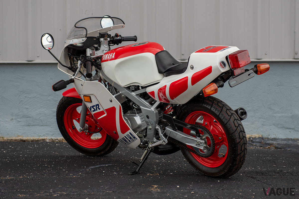 6325ドル（邦貨換算約70万円）で落札されたヤマハ「YSR50」（C）2021 Courtesy of RM Sotheby's