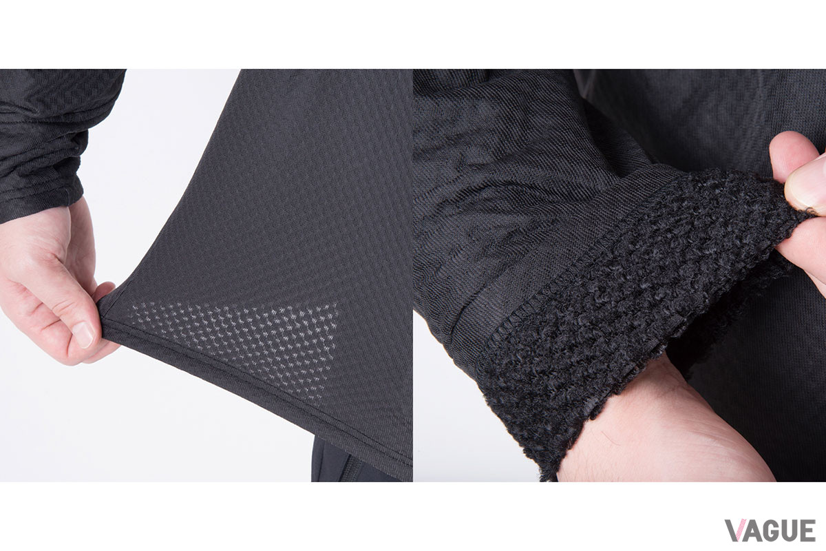 「thermal half zip」は伸縮性に富み、ルーズ過ぎないレギュラーフィットで動きやすさも上々だ