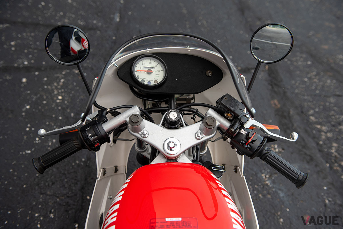 6325ドル（邦貨換算約70万円）で落札されたヤマハ「YSR50」（C）2021 Courtesy of RM Sotheby's