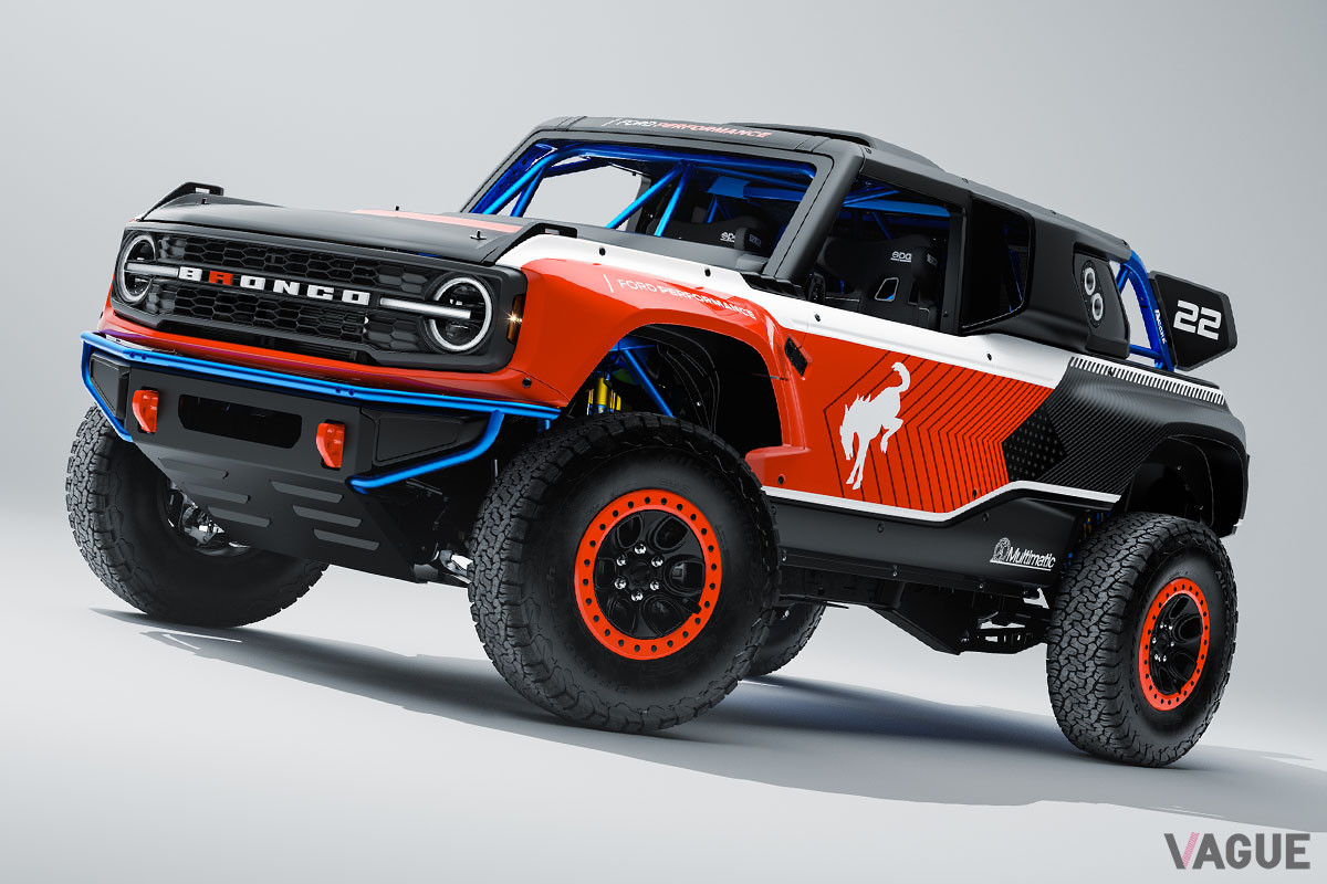 ブロンコDRに搭載されているエンジンはV型8気筒のようだ