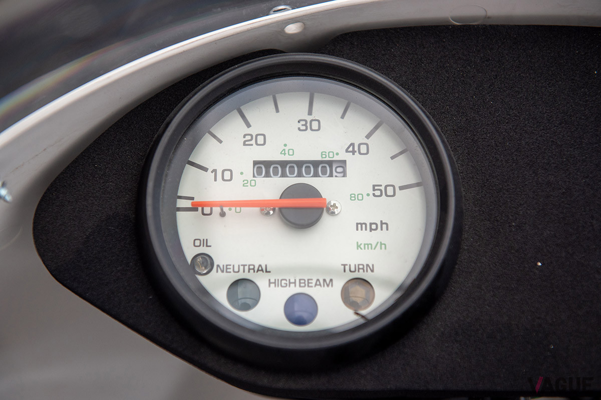 6325ドル（邦貨換算約70万円）で落札されたヤマハ「YSR50」（C）2021 Courtesy of RM Sotheby's