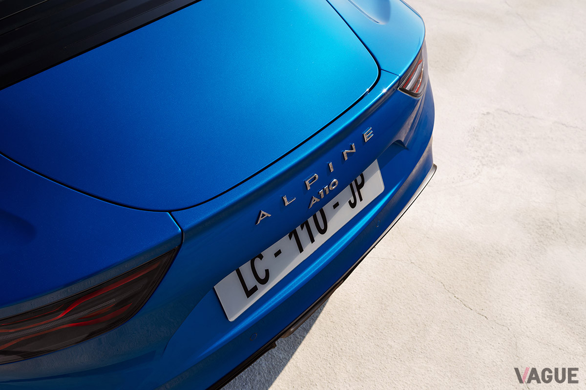 リアには「A110」もレターロゴが装着される
