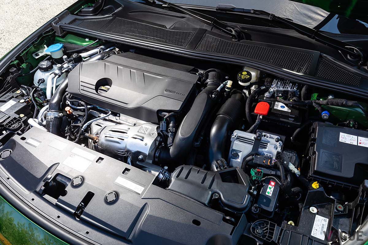 ハイブリッド225に搭載される1.6リッターガソリン直4ターボ
