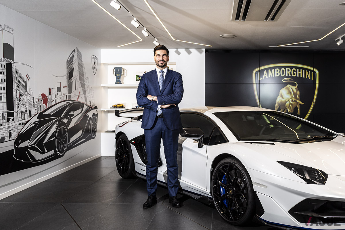 2020年9月にランボルギーニ・ジャパンの新代表に就任したダビデ・スフレコラ氏