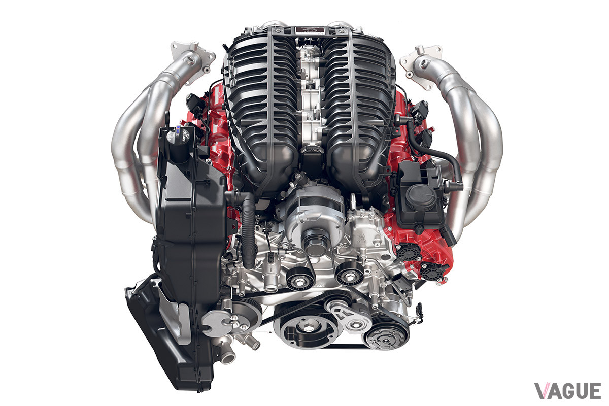 「Z06」は、LT6 5.5リッターV型8気筒直噴DOHCエンジンを搭載