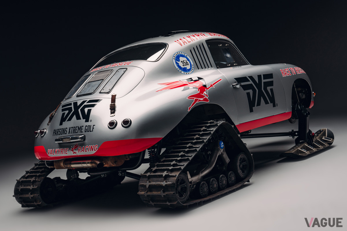 南極大陸を走破するためにさまざまな改良が施された1956年式ポルシェ「356A」