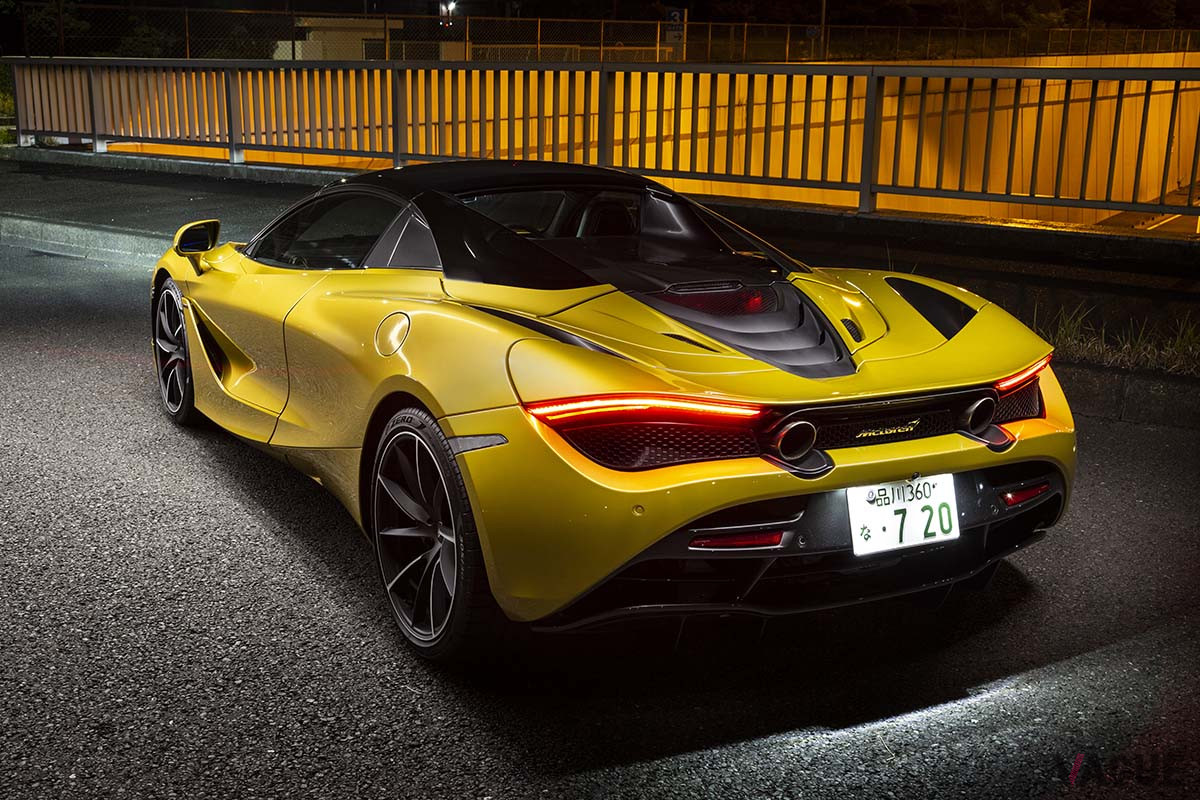 デビューから4年目となる「720S」だが、いまなお斬新なデザインだ