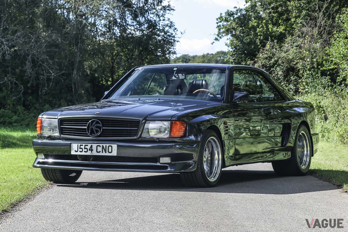 12万5000ポンド（邦貨換算約1900万円）で継続販売中の1990年式メルセデス・ベンツ「560SECケーニッヒ・スペシャルズ」（C）2021 Courtesy of RM Sotheby's