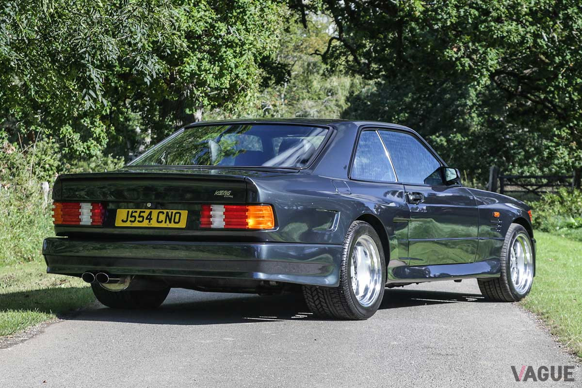 12万5000ポンド（邦貨換算約1900万円）で継続販売中の1990年式メルセデス・ベンツ「560SECケーニッヒ・スペシャルズ」（C）2021 Courtesy of RM Sotheby's