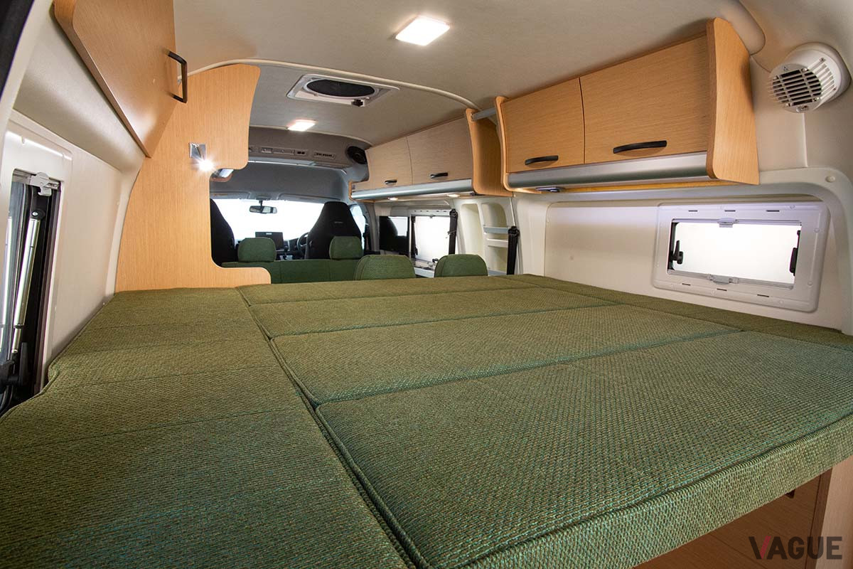 現代のニーズにも最適化したキャビンを備える「BADEN［Casa Home Style Edition］」。乗車定員は7名、就寝定員は4名と、ひとり旅からファミリーまで幅広いユーザーに対応