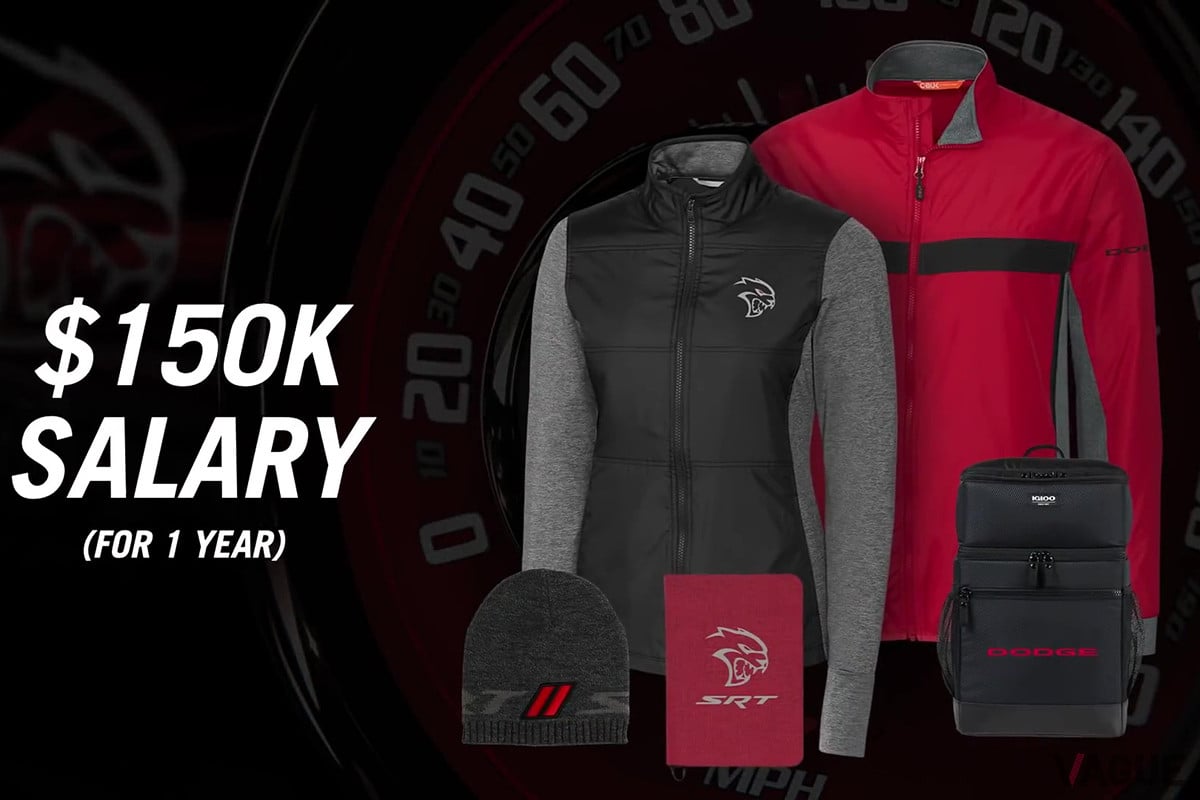 チーフ・ドーナッツ・メーカーの報酬は15万ドル。さらに、ユニフォームに加えてバックパックや帽子なども提供されるようだ（C）Dodge（YouTube）