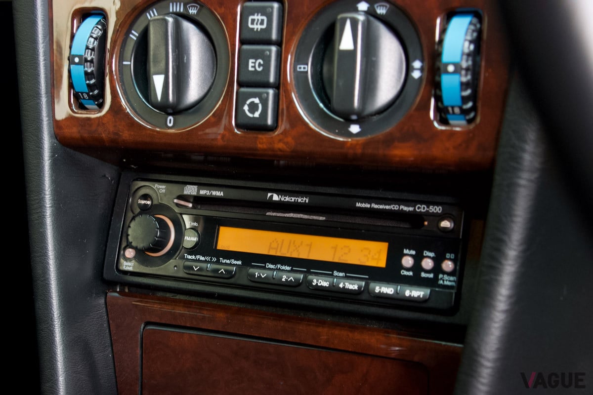 S124からスワップしたナカミチ製カーオーディオ「CD-500」