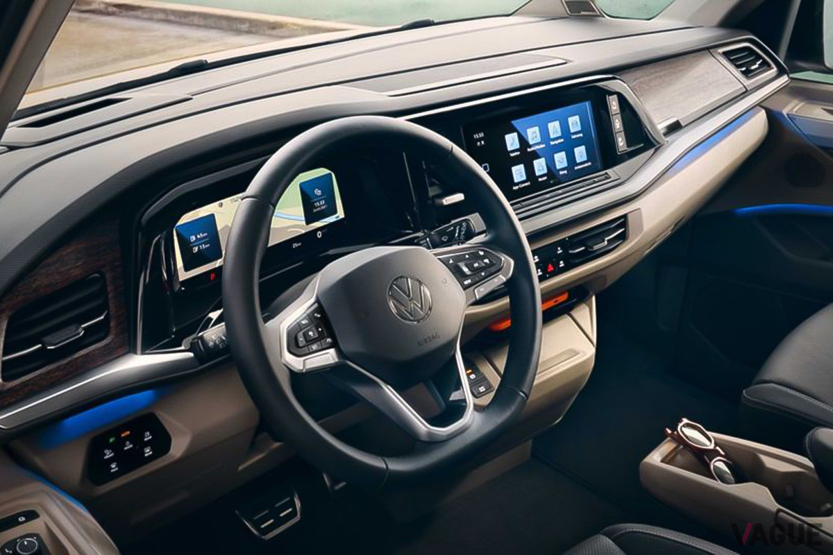 VWらしい、質実剛健でシンプルなインパネまわりのデザイン