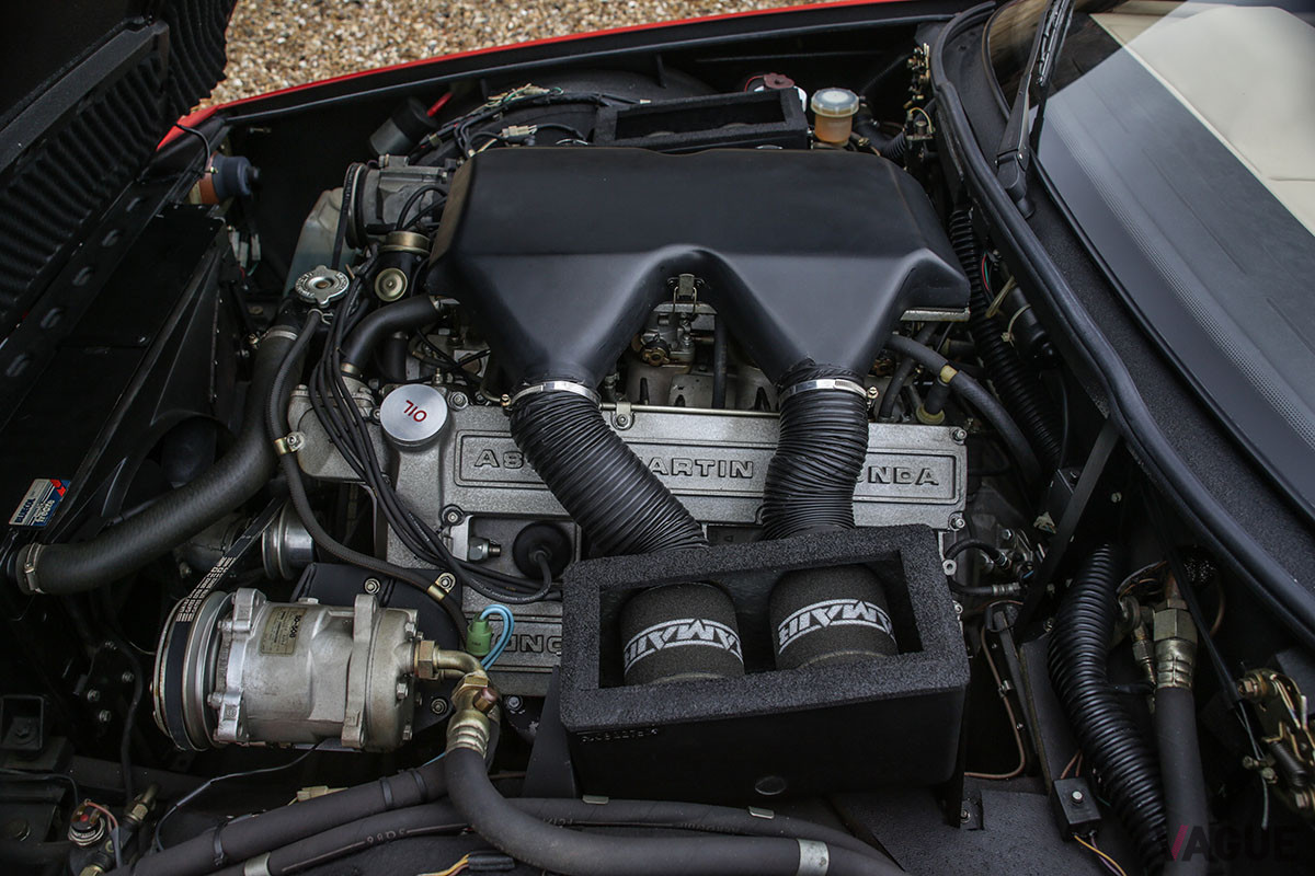 31万5000ポンド（邦貨換算約4740万円）で継続販売されているアストンマーティン「V8ヴァンテージ・ザガート」（C）2021 Courtesy of RM Sotheby's