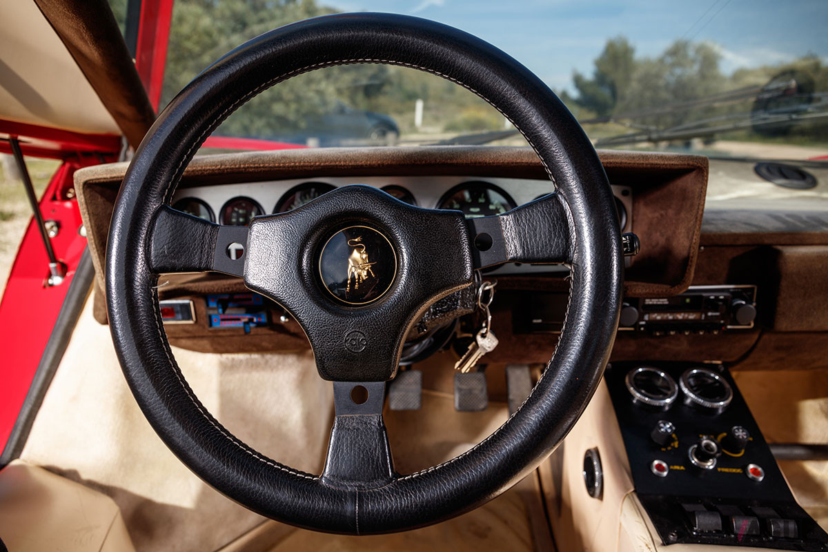43万2500ユーロ（邦貨換算約5550万円）で落札されたランボルギーニ「カウンタックLP400S」（C）2021 Courtesy of RM Sotheby's